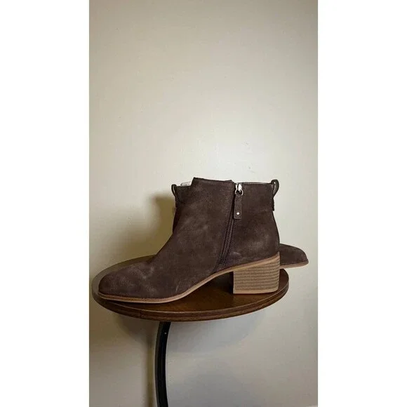 Dr. Scholl’s Dark Brown Suede Ankle Boots 9.5M NIB MSRP $115 - Picture 13 of 15